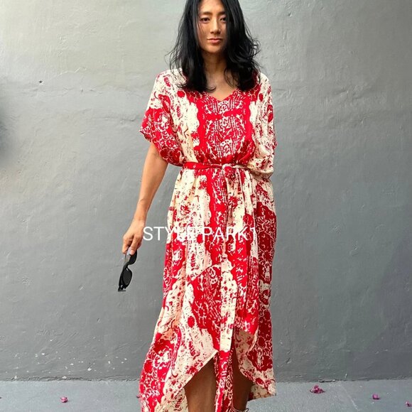 STYLE PARK BOHO MAXI BEACH DRESS - BNWT - ONE SIZE - Picture 4 of 8